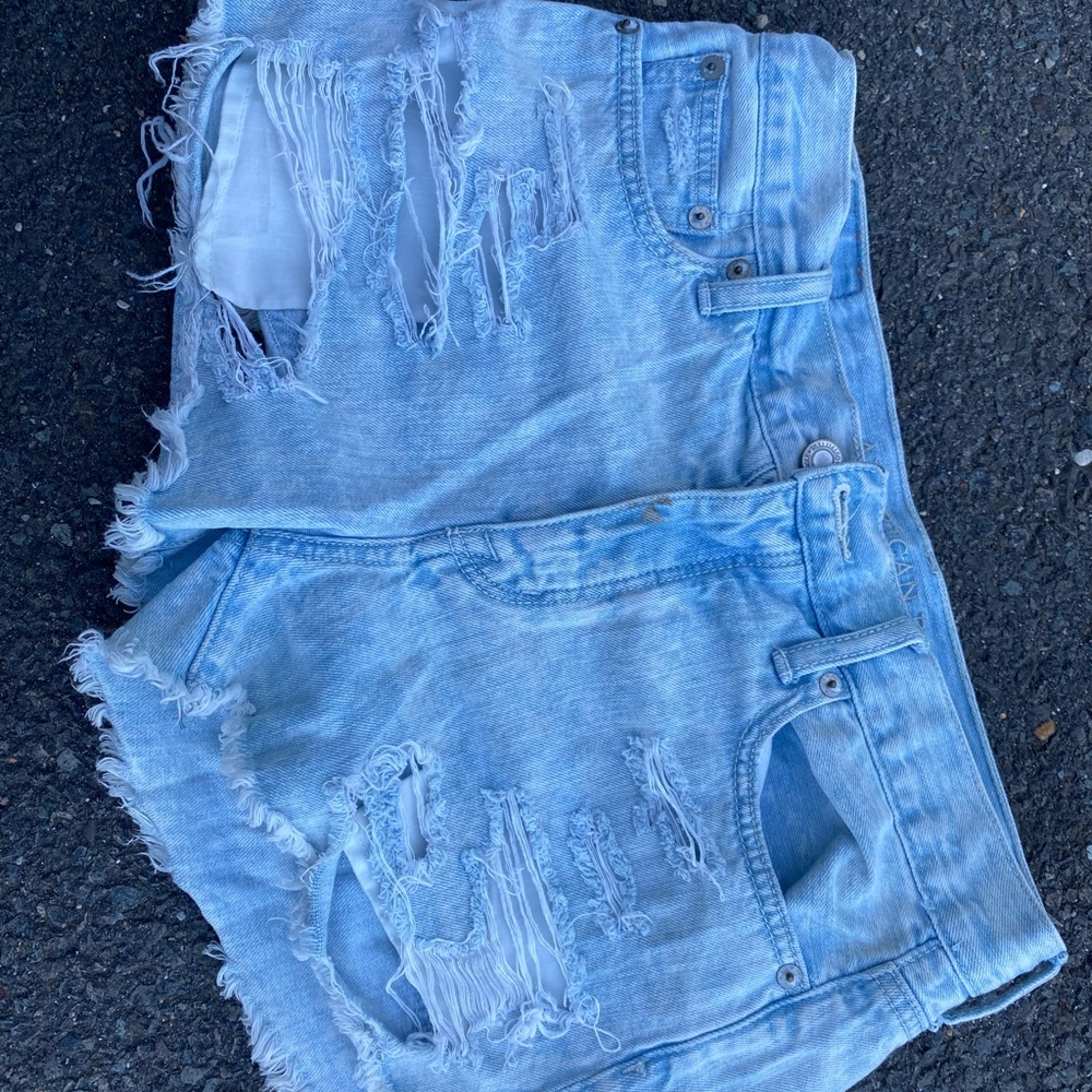 Blue shorts